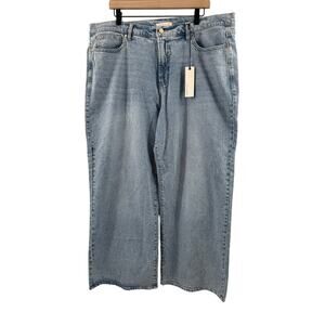 Habitual Hollis Jeans Women’s Size 18 High Rise Wide Leg Denim Plus Curvy NWT